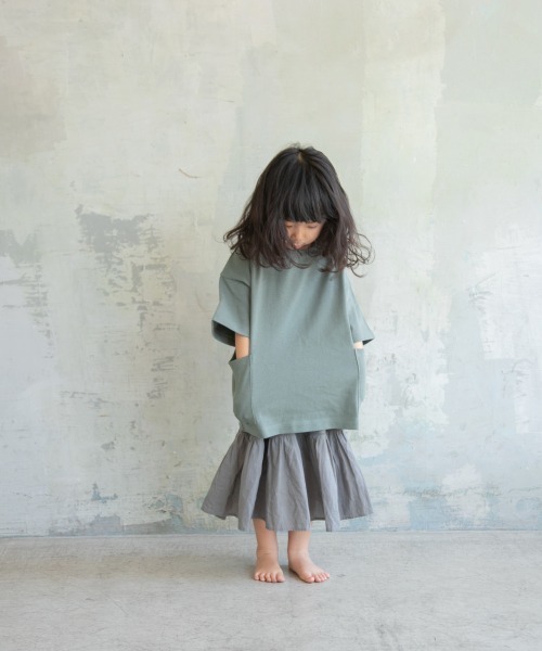 LOWRYS FARM（ローリーズファーム）の「ＵＳＡポケットＴＳＳ　881801（Tシャツ/カットソー・キッズ・ベージュ/ライム/ブラック/ブラウン・MEDIUM/X-LARGE/LARGE）」の9枚目の写真