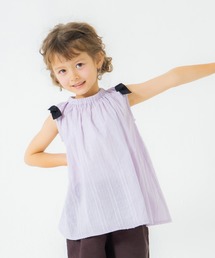 肩リボンチュニック