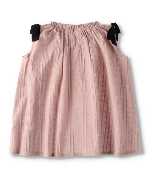 BRANSHES（ブランシェス）の「肩リボンチュニック（チュニック・キッズ・パープル/ピンクベージュ・120cm/130cm/110cm/90cm/140cm/100cm/150cm）」の12枚目の写真