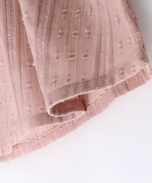 BRANSHES（ブランシェス）の「肩リボンチュニック（チュニック・キッズ・パープル/ピンクベージュ・120cm/130cm/110cm/90cm/140cm/100cm/150cm）」の18枚目の写真