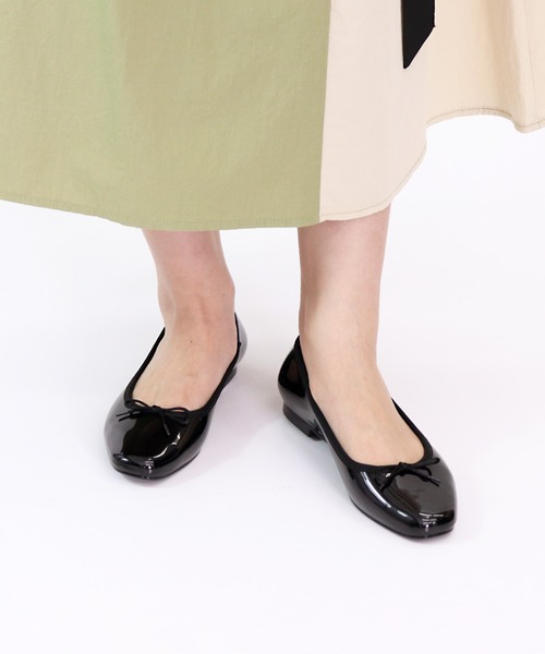 TEMPERATE（テンパレイト）の「・TEMPERATE / テンパレイト  EMMA エマ レインシューズ レインパンプス レインバレエ SYI（レインシューズ・レディース・ネイビー/ベージュ/ブラック/ネイビー系/グレー/キャメル/ナチュラル/ブラック系その他/ライトグレー/ブルー系その他/ライトグリーン/レッド/ピンク/タン/グリーン/オレンジ・41/40/37/39/38/36）」の19枚目の写真