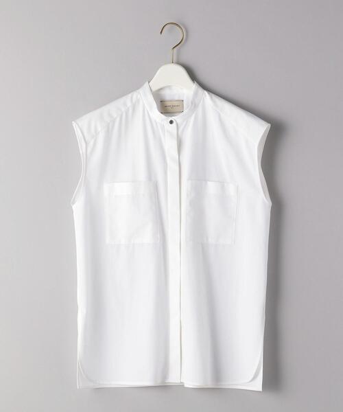 UNITED ARROWS - UBCB 2ポケット ノースリーブ シャツ　ブラウス UNITED ARROWS（ユナイテッドアローズ）の「UBCB 2ポケット