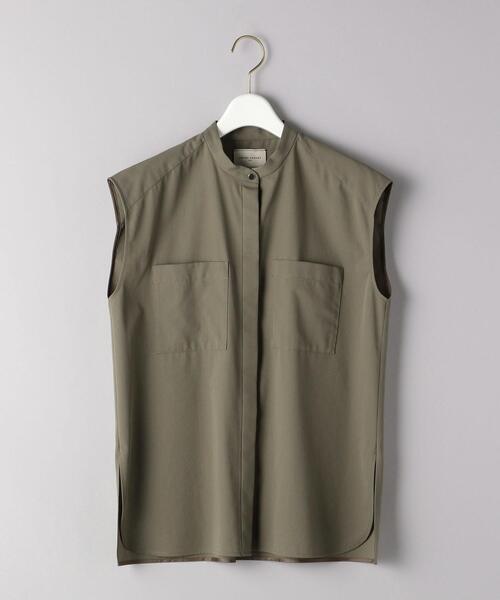 UNITED ARROWS - UBCB 2ポケット ノースリーブ シャツ　ブラウス UNITED ARROWS（ユナイテッドアローズ）の「UBCB 2ポケット