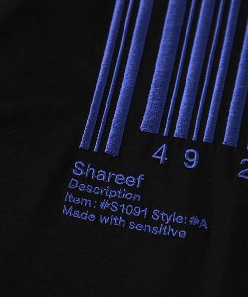 SHAREEF(シャリーフ)の「STUDIOUS別注 BARCODE T / 20535707(Tシャツ/カットソー・メンズ・レッド/ピンク/ライム・1/2)」の17枚目の写真