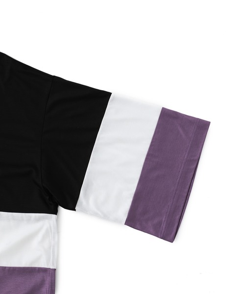 SHAREEF(シャリーフ)の「STUDIOUS別注 BARCODE T / 20535707(Tシャツ/カットソー・メンズ・レッド/ピンク/ライム・1/2)」の19枚目の写真