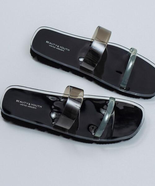 BEAUTY&YOUTH UNITED ARROWS（ビューティーアンドユースユナイテッドアローズ）の「BY PVC 2ラインサンダル ◆（サンダル・レディース・ナチュラル/ブラック・37/38/36）」の11枚目の写真