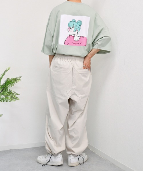 kutir(クティール)の「裾ドローコードワイドスラックス(その他パンツ・メンズ・ライトブルー/ブラック/オフホワイト・SMALL/MEDIUM/LARGE)」の9枚目の写真