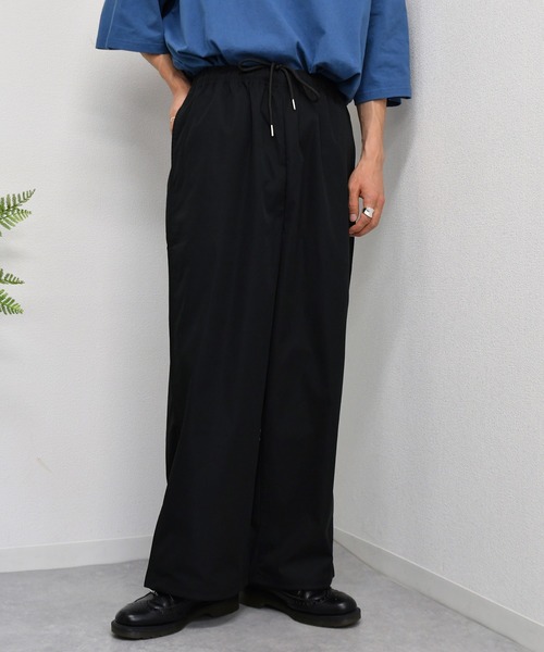 kutir(クティール)の「裾ドローコードワイドスラックス(その他パンツ・メンズ・ライトブルー/ブラック/オフホワイト・SMALL/MEDIUM/LARGE)」の16枚目の写真
