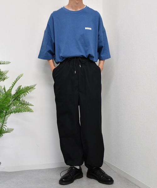 kutir(クティール)の「裾ドローコードワイドスラックス(その他パンツ・メンズ・ライトブルー/ブラック/オフホワイト・SMALL/MEDIUM/LARGE)」の10枚目の写真