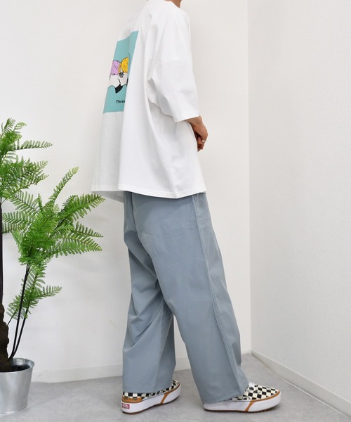 kutir(クティール)の「裾ドローコードワイドスラックス(その他パンツ・メンズ・ライトブルー/ブラック/オフホワイト・SMALL/MEDIUM/LARGE)」の12枚目の写真