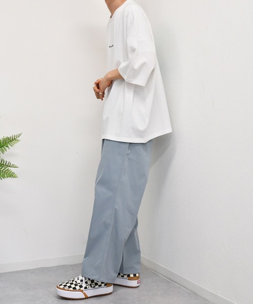 kutir(クティール)の「裾ドローコードワイドスラックス(その他パンツ・メンズ・ライトブルー/ブラック/オフホワイト・SMALL/MEDIUM/LARGE)」の17枚目の写真