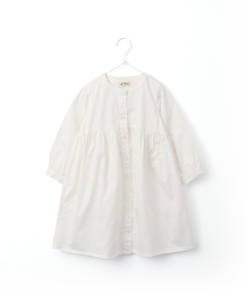 MAKE YOUR DAY(メイクユアデイ)の「ロングブラウス■80~140cm(シャツ/ブラウス・キッズ・オフホワイト・110/100/80/130/90/140/120)」の5枚目の写真