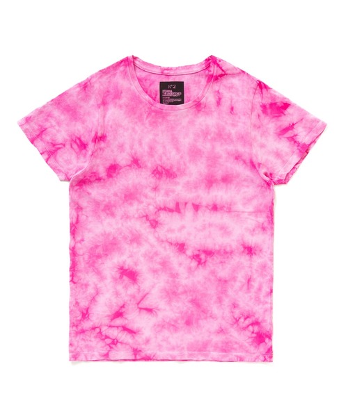 BEDWIN & THE HEARTBREAKERS(ベドウィン アンド ザ ハートブレイカーズ)の「UNDERTONES Ex.C-NECK PRINT T "MR.TYEDYE"(Tシャツ/カットソー・メンズ・サックスブルー/ピンク/レッド/オレンジ/イエロー・LARGE/MEDIUM)」の3枚目の写真