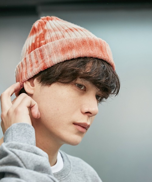 FRUIT OF THE LOOM（フルーツオブザルーム）の「後染め COTTON KNIT CAP（ニットキャップ/ビーニー・レディース・ベージュ/グリーン/ブラック/イエロー・FREE）」の3枚目の写真