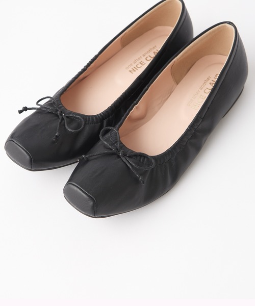 one after another NICE CLAUP（ワンアフターアナザーナイスクラップ）の「バレエシューズ（バレエシューズ・レディース・ブラック・LARGE/MEDIUM/SMALL）」の2枚目の写真