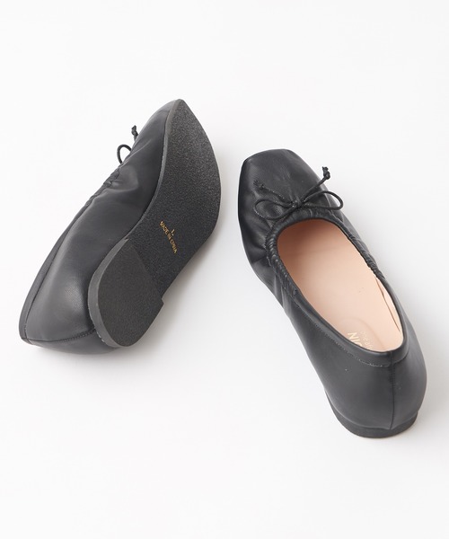 one after another NICE CLAUP（ワンアフターアナザーナイスクラップ）の「バレエシューズ（バレエシューズ・レディース・ブラック・LARGE/MEDIUM/SMALL）」の5枚目の写真