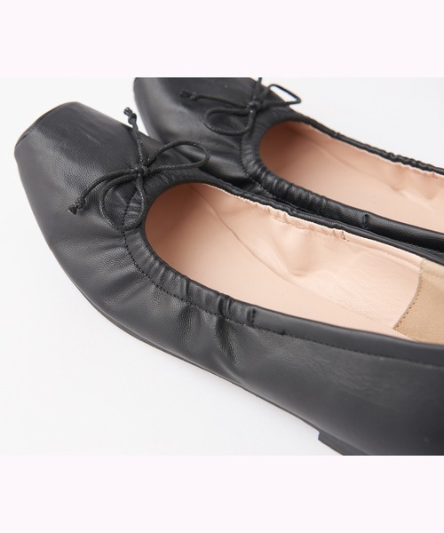 one after another NICE CLAUP（ワンアフターアナザーナイスクラップ）の「バレエシューズ（バレエシューズ・レディース・ブラック・LARGE/MEDIUM/SMALL）」の6枚目の写真