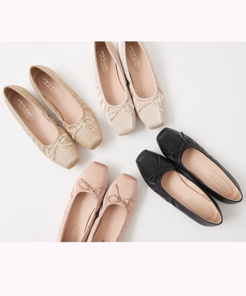 one after another NICE CLAUP（ワンアフターアナザーナイスクラップ）の「バレエシューズ（バレエシューズ・レディース・ブラック・LARGE/MEDIUM/SMALL）」の7枚目の写真