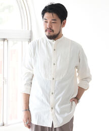 Buzz Rickson's | BUZZ RICKSON'S × fennica / 別注 シャンブレー カラーレスシャツ＜MEN＞(シャツ/ブラウス)