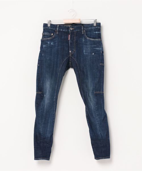 DSQUARED2(ディースクエアード)の「PANTS 5 POCKETS /TIDY BIKER JEAN /DARK DEEP BLUE WASH /0202(デニムパンツ・メンズ・インディゴブルー・42/44/46/48/50)」の1枚目の写真