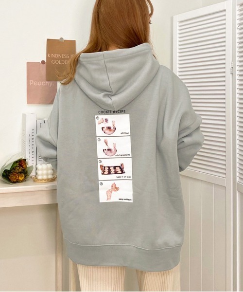 apres jour（アプレジュール）の「アソートプリントフーディ【ZOZOTOWN限定アイテム】（パーカー・レディース・その他/モカ/ラベンダー/ミント/クリーム/ブラック系その他/ライトベージュ/ブラック/アイボリー/オフホワイト・X-LARGE/フリー）」の8枚目の写真