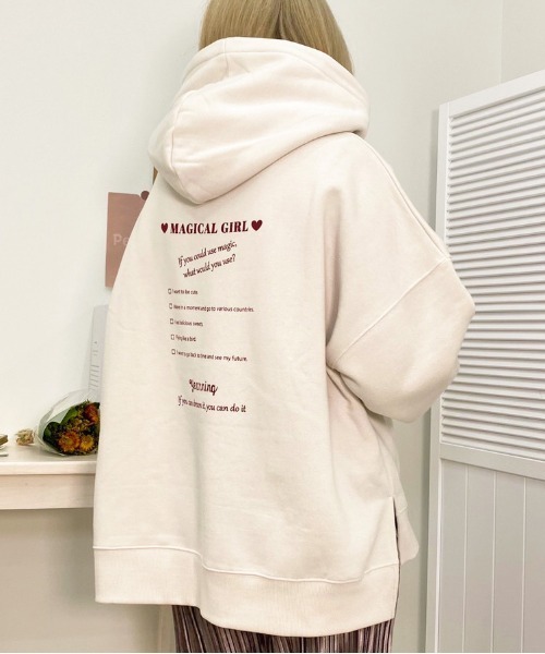 apres jour（アプレジュール）の「アソートプリントフーディ【ZOZOTOWN限定アイテム】（パーカー・レディース・その他/モカ/ラベンダー/ミント/クリーム/ブラック系その他/ライトベージュ/ブラック/アイボリー/オフホワイト・X-LARGE/フリー）」の6枚目の写真