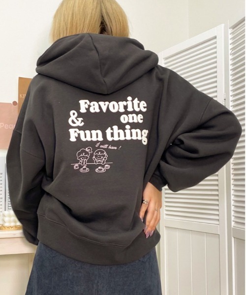 apres jour（アプレジュール）の「アソートプリントフーディ【ZOZOTOWN限定アイテム】（パーカー・レディース・その他/モカ/ラベンダー/ミント/クリーム/ブラック系その他/ライトベージュ/ブラック/アイボリー/オフホワイト・X-LARGE/フリー）」の21枚目の写真