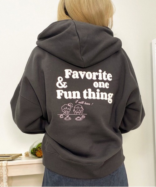 apres jour（アプレジュール）の「アソートプリントフーディ【ZOZOTOWN限定アイテム】（パーカー・レディース・その他/モカ/ラベンダー/ミント/クリーム/ブラック系その他/ライトベージュ/ブラック/アイボリー/オフホワイト・X-LARGE/フリー）」の22枚目の写真