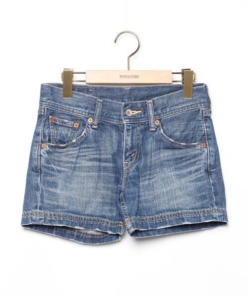 セール ブランド古着 刺繍デニムショートパンツ デニムパンツ Levi S リーバイス のファッション通販 Zozoused