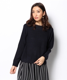 DISCOAT | 【Discoat】後ろZIP編地切替プルオーバー(ニット/セーター)