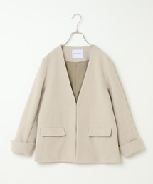 ポンチノーカラージャケット