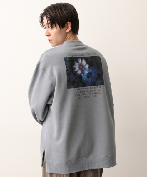 JUNRED（ジュンレッド）の「DAIKI NAKAMURA コラボスウェット（スウェット・メンズ・ホワイト/ブラック/サックスブルー・S/M/L）」の3枚目の写真