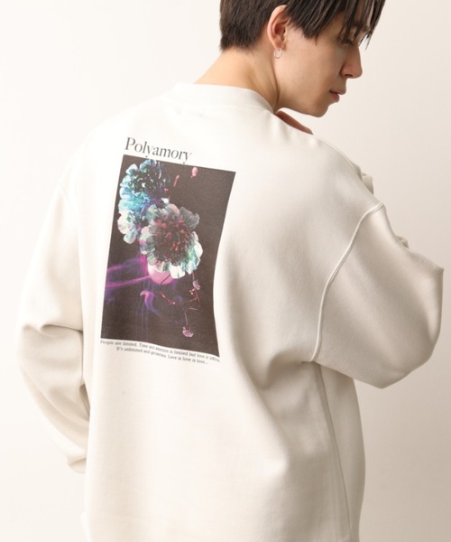 JUNRED（ジュンレッド）の「DAIKI NAKAMURA コラボスウェット（スウェット・メンズ・ホワイト/ブラック/サックスブルー・S/M/L）」の4枚目の写真