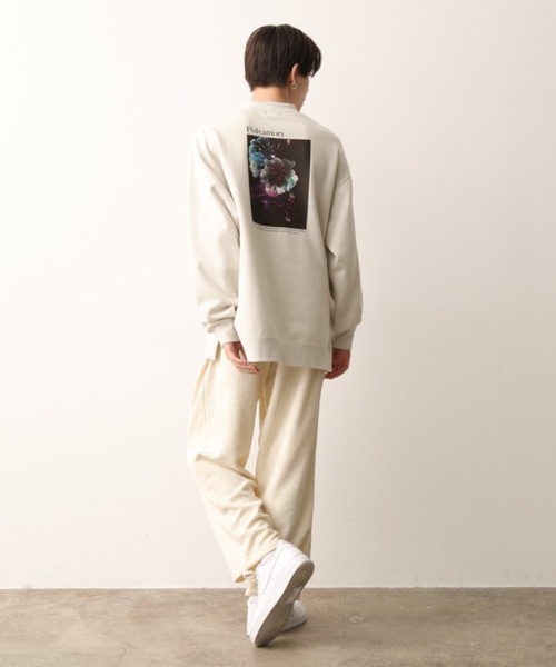 JUNRED（ジュンレッド）の「DAIKI NAKAMURA コラボスウェット（スウェット・メンズ・ホワイト/ブラック/サックスブルー・S/M/L）」の7枚目の写真