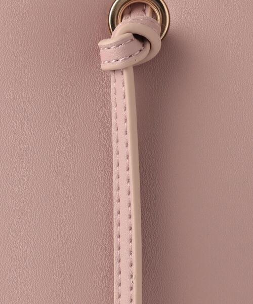 closet story(クローゼットストーリー)の「<closet story> FL スクエアミニ ムスビPT ショルダーバッグ(ショルダーバッグ・レディース・ライトグレー/ライトピンク・FREE)」の8枚目の写真