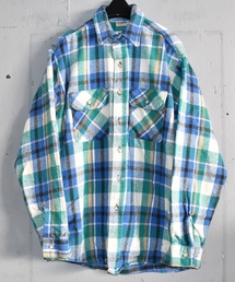 FIVEBROTHER（ファイブブラザー）の「【ヴィンテージ古着】90's FIVE BROTHER/ファイブブラザー チェック柄 ヘヴィネルシャツ USA製（シャツ/ブラウス・メンズ）」
