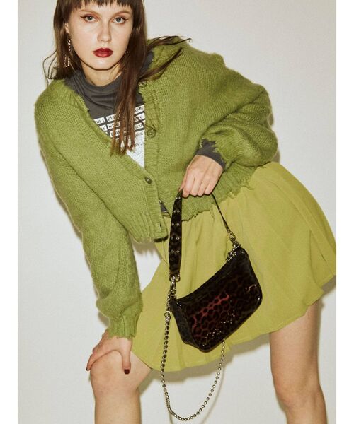 jouetie（ジュエティ）の「プリーツスカパン（スカート・レディース・ブラック/オフホワイト/ブルー/ライトグリーン・MEDIUM）」の14枚目の写真