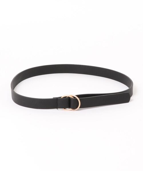 koe（コエ）の「ダブルリングベルト＊（ベルト・レディース・ホワイト/キャメル/ブラック・FREE）」の3枚目の写真