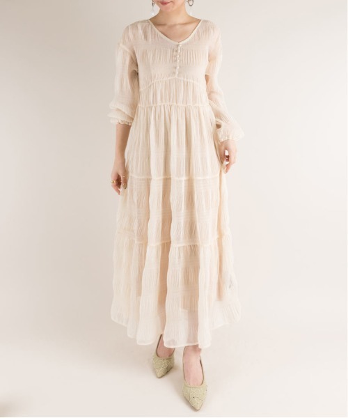 RANDA（ランダ）の「フラワーカットバックストラップパンプス（パンプス・レディース・ブラック/グリーン/クリーム・LL/S/M/L）」の19枚目の写真