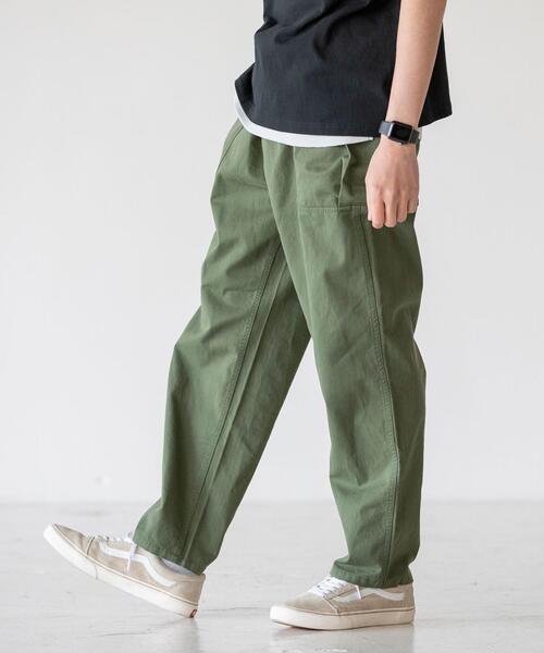 coen（コーエン）の「メンアサガーデンイージーパンツ（その他パンツ・メンズ・オリーブ/ネイビー・SMALL/MEDIUM/LARGE/X-LARGE）」の3枚目の写真