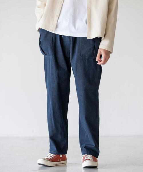 coen（コーエン）の「メンアサガーデンイージーパンツ（その他パンツ・メンズ・オリーブ/ネイビー・SMALL/MEDIUM/LARGE/X-LARGE）」の6枚目の写真