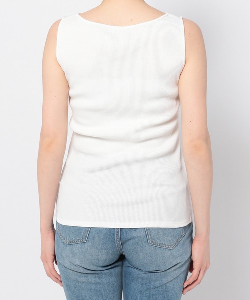 GLOBAL WORK（グローバルワーク）の「Beauteeアシメリブタンク/935347（タンクトップ・レディース・ブラウン/ホワイト/ブラック/アイボリー・MEDIUM/LARGE）」の13枚目の写真