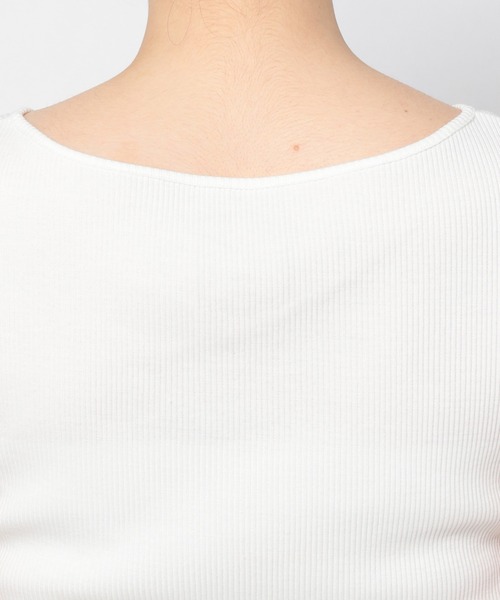 GLOBAL WORK（グローバルワーク）の「Beauteeアシメリブタンク/935347（タンクトップ・レディース・ブラウン/ホワイト/ブラック/アイボリー・MEDIUM/LARGE）」の16枚目の写真