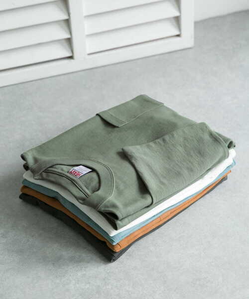 URBAN RESEARCH DOORS（アーバンリサーチドアーズ）の「ヘビーオンスコットン5分袖Tシャツ（Tシャツ/カットソー・メンズ・ホワイト/チャコールグレー/イエロー/ブルー/グリーン・MEDIUM/LARGE）」の4枚目の写真