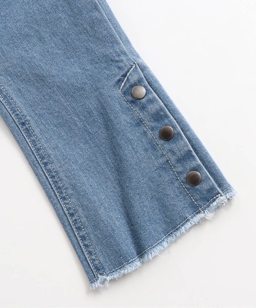 Otonato（オトナト）の「フレアデニムパンツ 9分丈 【親子でおそろいリンクコーデ】（その他パンツ・キッズ・ネイビー/サックスブルー・120/130/110/90/100/140）」の11枚目の写真