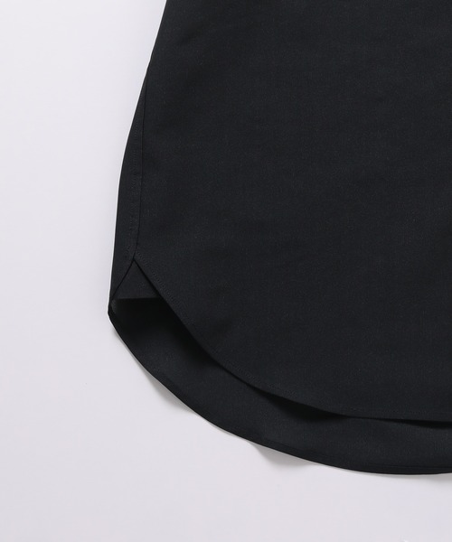 ADAM ET ROPE'（アダムエロペ）の「【吸水速乾/超軽量】ルーズシルエット半袖シャツ/セットアップ対応（シャツ/ブラウス・メンズ・ブラック・S/M/L/XL/XS）」の4枚目の写真