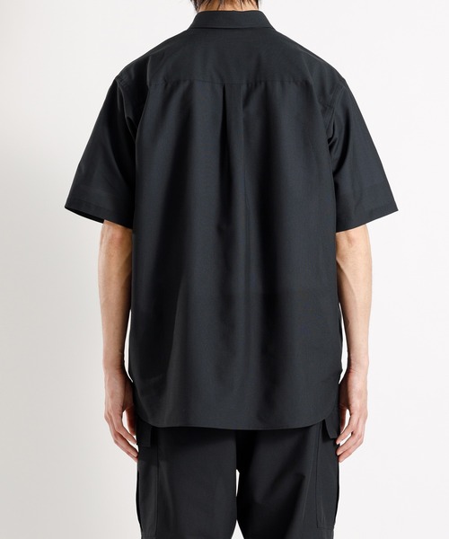 ADAM ET ROPE'（アダムエロペ）の「【吸水速乾/超軽量】ルーズシルエット半袖シャツ/セットアップ対応（シャツ/ブラウス・メンズ・ブラック・S/M/L/XL/XS）」の11枚目の写真