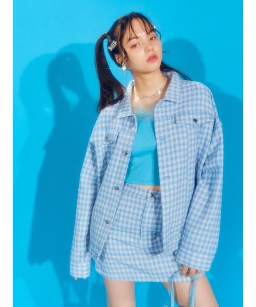 PHILLY（フィリー）の「フェイクファーキャミ（キャミソール・レディース・ホワイト/ブラック/ライトピンク/サックスブルー・FREE）」の21枚目の写真