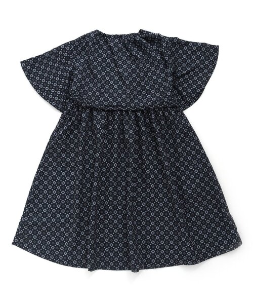 Otonato（オトナト）の「カシュクール総柄ワンピース【親子でおそろいリンクコーデ】（ワンピース・キッズ・レッド/ネイビー・140/90/110/120/130/100）」の10枚目の写真