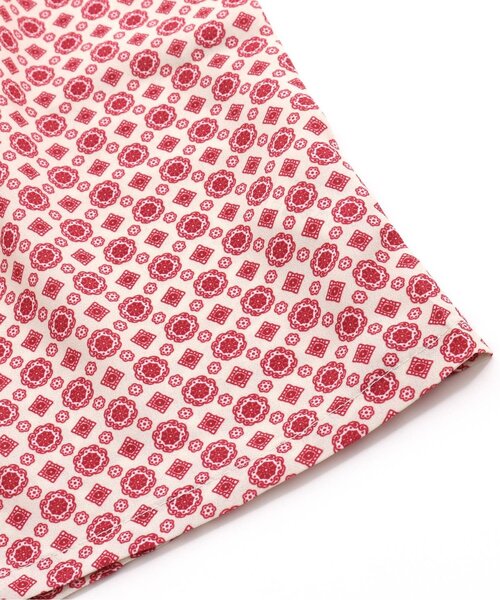 Otonato（オトナト）の「カシュクール総柄ワンピース【親子でおそろいリンクコーデ】（ワンピース・キッズ・レッド/ネイビー・140/90/110/120/130/100）」の4枚目の写真